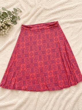 💐3/$25💐 LuLaRoe Plus Size Geometric Azure Skirt